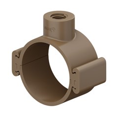 COLAR TOMADA PVC C/TRAVAS 40MX3/4