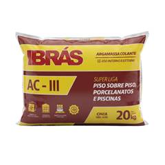 ARGAMASSA AC III IBRAS 20KG PLASTICA