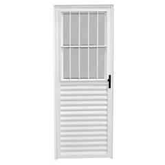 PORTA ALUM BR 80X210 DIR POSTIGO C/G CLM