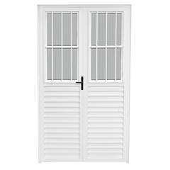 PORTA ALUM BR 100X210 POSTIGO C/G