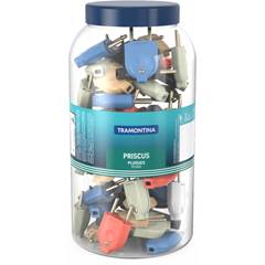 PLUGUE MACHO 2P 10A TERMOP COMP METALICO