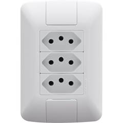 CONJ 3 TOMADAS 2P+T 10A/250V ARIA BR
