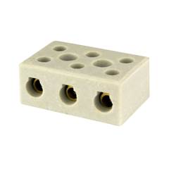 CONECTOR DE PORCELANA TRIPOLAR 10MM