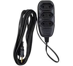 EXTENSAO COMP C/CD PARAL 5M 10A 250V PT