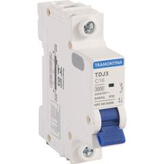 MINIDISJUNTOR MONOP TDJ3-1C16 1P 16A 3KA