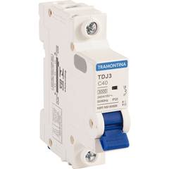 MINIDISJUNTOR MONOP TDJ3-1C40 1P 40A 3KA