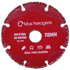 DISCO DE TUNGSTENIO P/MAD 110X20MM PROF