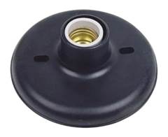 PLAFON C/SOQUETE DE PORCELANA E27 PT