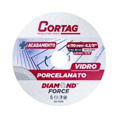 DISCO DIAMANTADO PORCELANATO/VIDRO 110MM