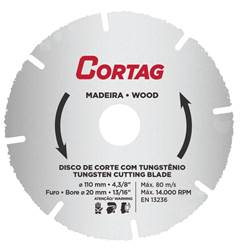 DISCO CORTE TUNGSTENIO P/MADEIRA 110MM