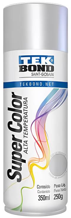 TINTA SPRAY ALTA TEMP ALUMINIO 350ML/250