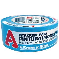 FITA CREPE 45X50 PINT IMOB AZ NEON A327