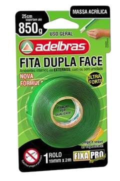 FITA DUPLA FACE MASSA ADES F PRO19MMX02M