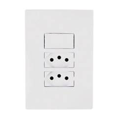 CONJ INT SIMPLES 10A+2 TOM 10A 250V~ 19