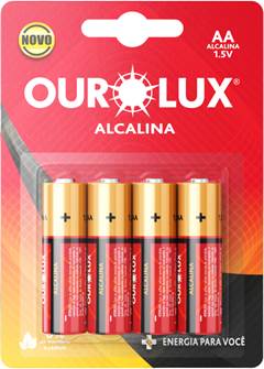 PILHA ALCALINA AA C/4UND