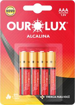 PILHA ALCALINA AAA C/4UND