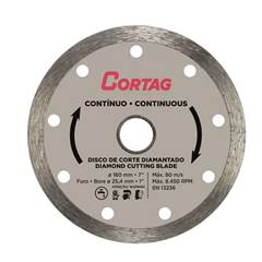 DISCO CORTE DIAMANTADO CONTINUO 180MM