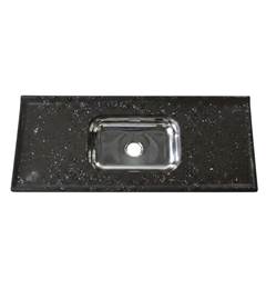 BALCAO M SINT C INOX 1,20X50 NEGRO