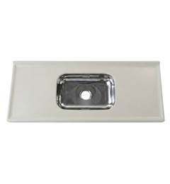 BALCAO M SINT C INOX 1,40X50 BIANCO