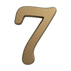 NUMERO RESID 7 BRONZE