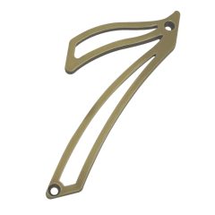 NUMERO EM ZAMAK OXIDADO ( NO 7 )-CART