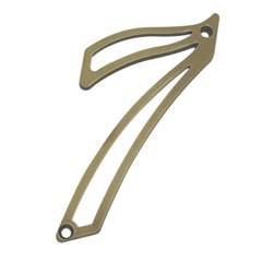 NUMERO EM ZAMAK OXIDADO ( NO 7 )-CART