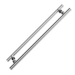 PUXADOR TUB INOX 304DUPLO 25X600MM POL
