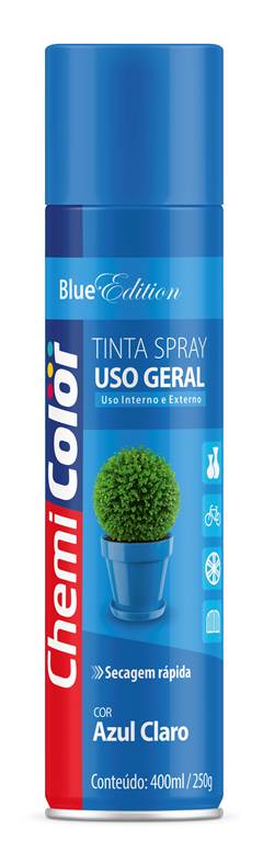 TINTA SPRAY USO G AZ CLARO 400ML