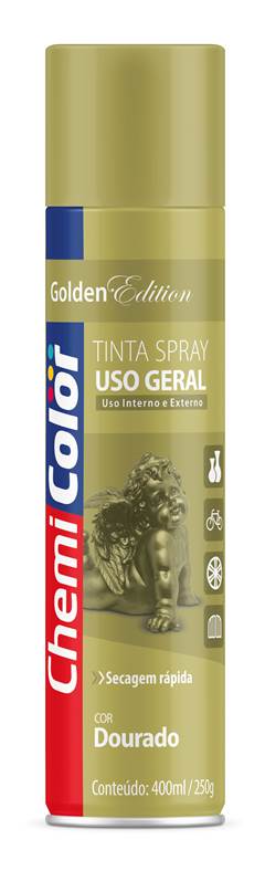 TINTA SPRAY USO G DOURADO 400ML
