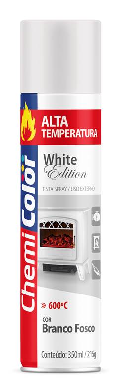 TINTA SPRAY ALTA TEMP BR FOSCO 350ML