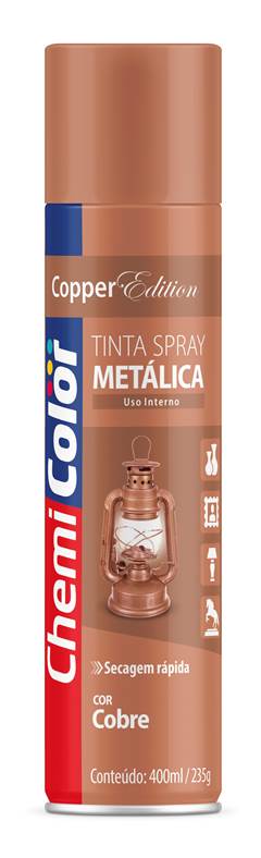 TINTA SPRAY METALICA COBRE 400ML